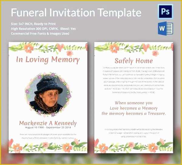 Free Celebration Of Life Program Template Of Celebration Life Templates Funeral Program Templates