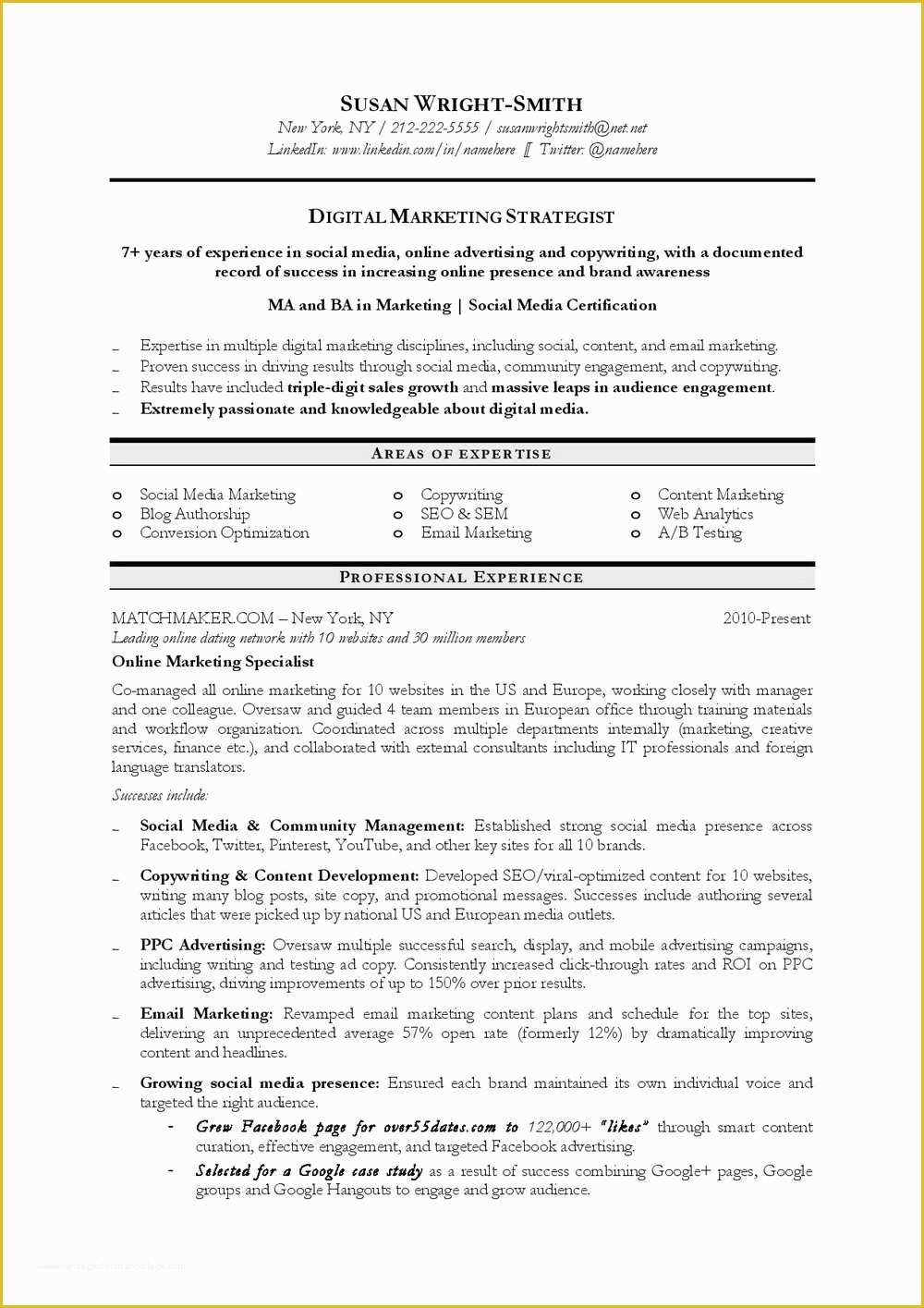 Free Ceo Resume Templates Of Executive Resume Template Doc Resumes 658
