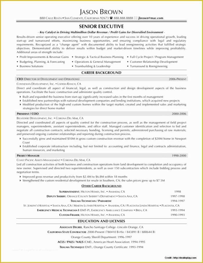 Free Ceo Resume Templates Of Free Resume Building software Downloads Resume Resume