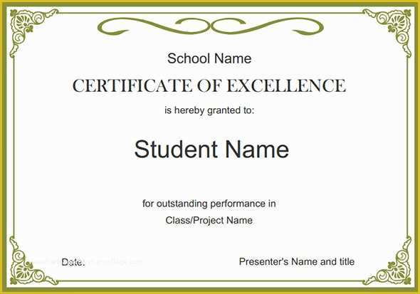 Free Certificate Templates for Students Of 26 Certificate Templates Word Psd Ai