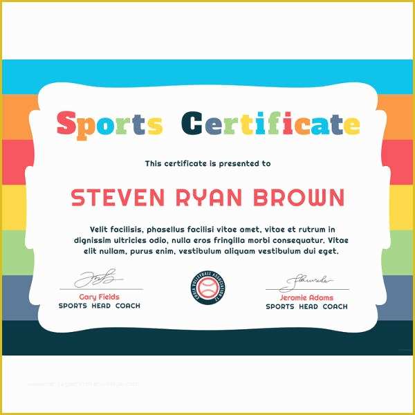 Free Certificate Templates for Students Of Achievement Certificate Templates