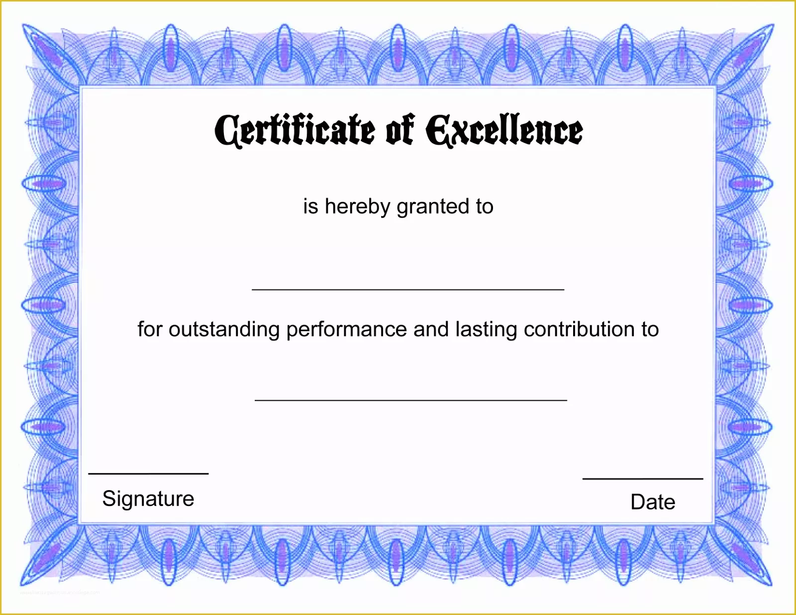 Free Certificate Templates for Students Of Blank Certificate Templates to Print