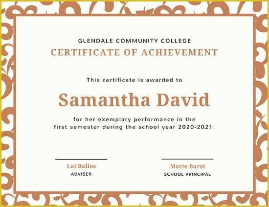 Free Certificate Templates for Students Of Customize 90 Student Certificate Templates Online Canva