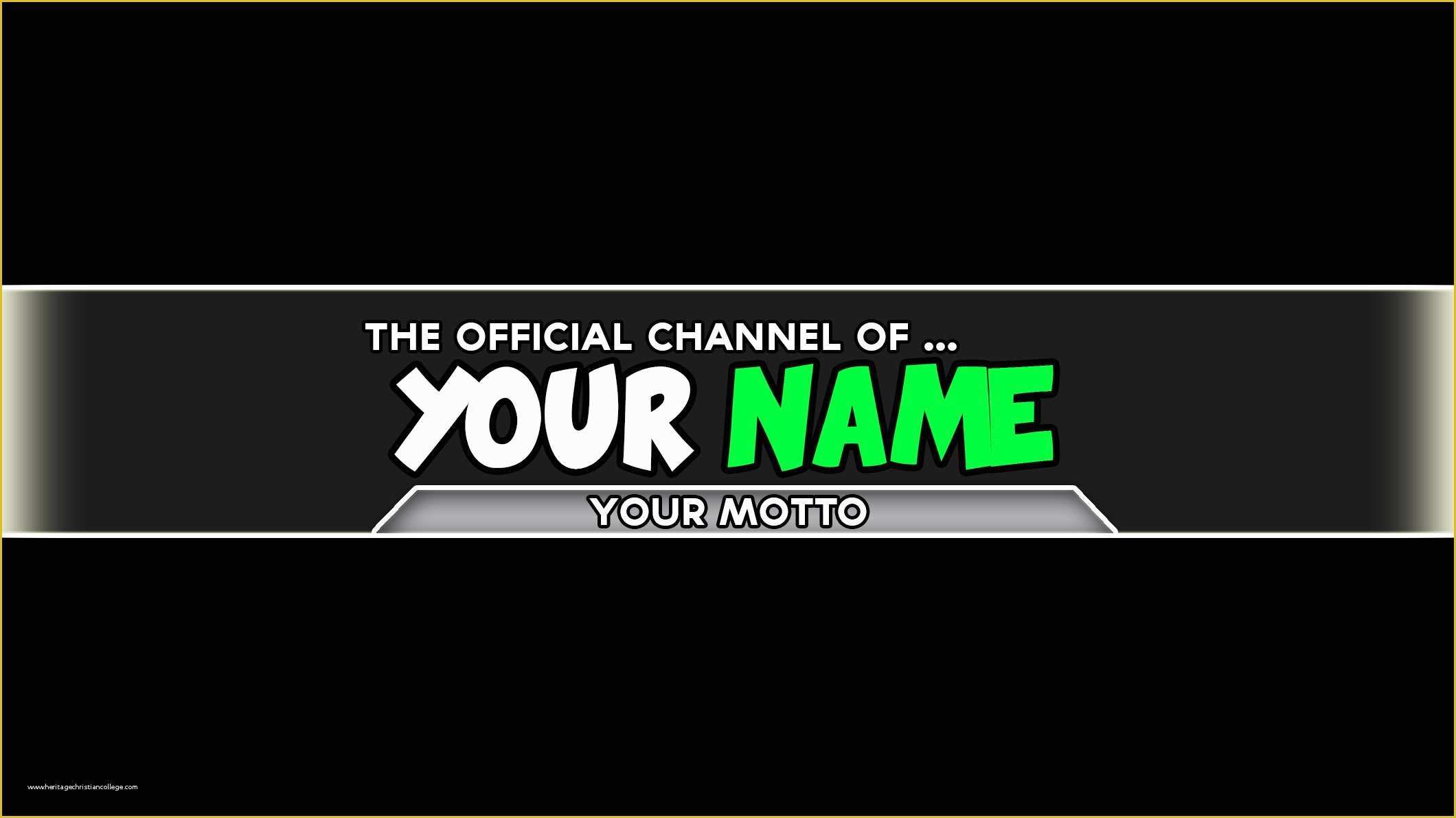 Free Channel Art Template Of Channel Art Template