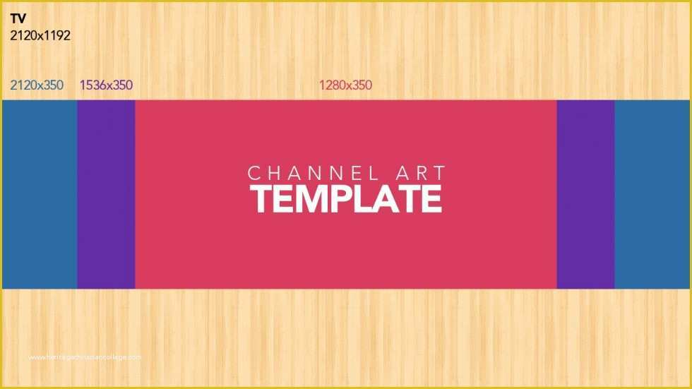 Free Channel Art Template Of Channel Art Template