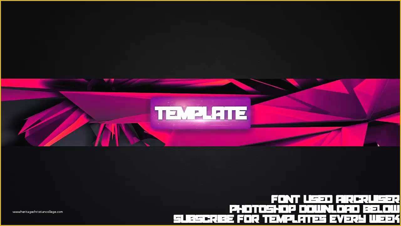 Free Channel Art Template Of Cool Channel Art Template 32 Free Shop Download