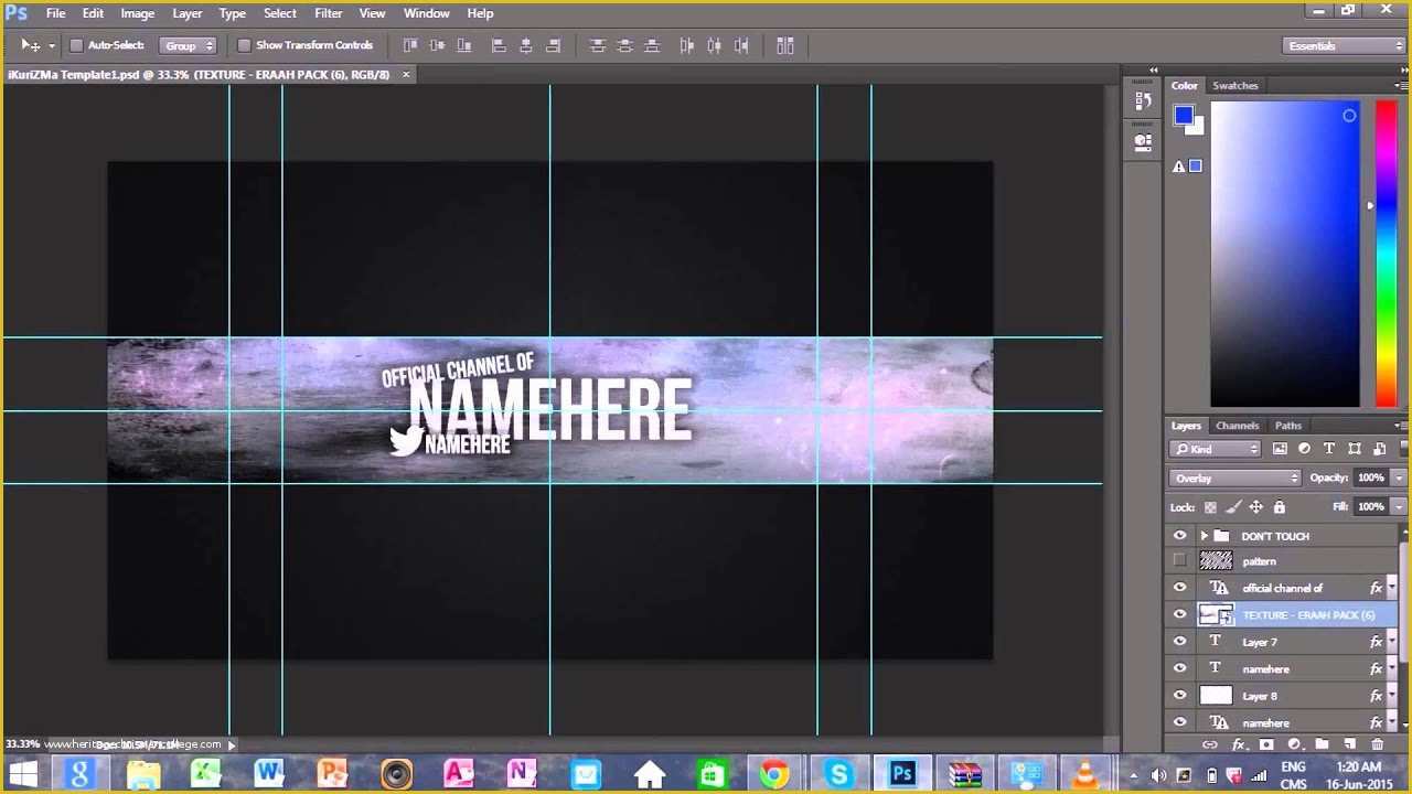 Free Channel Art Template Of Free Gfx Galaxy Channel Art Template Free and Simple