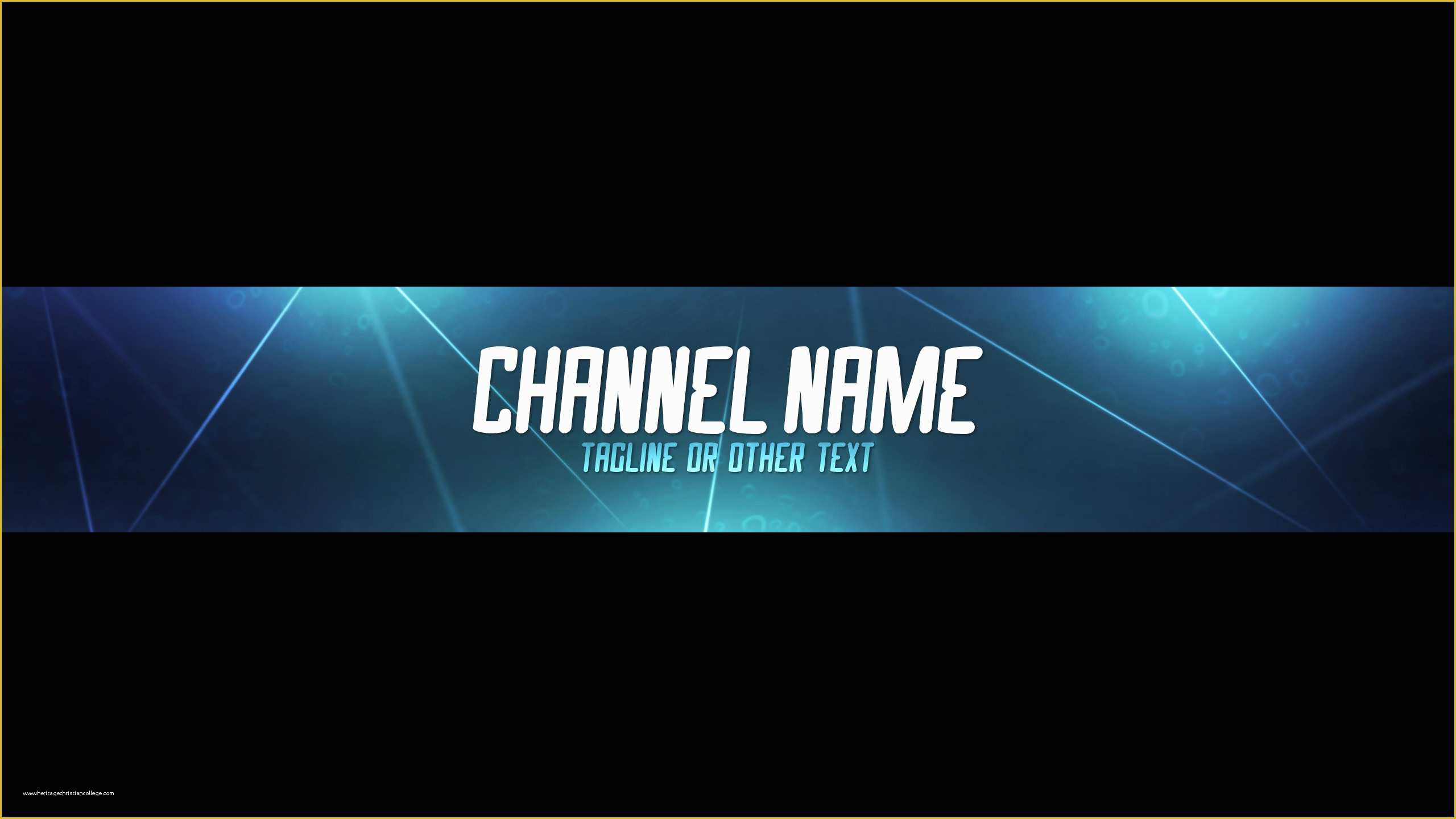 Free Channel Art Template Of the Gallery for Youtube Channel Art 2560x1440