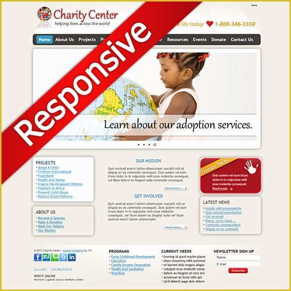 Free Charity Newsletter Template Of Joomla Newsletter Templates Great Of Joomla Newsletter