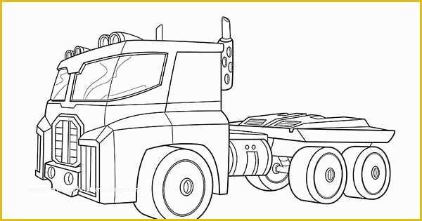 Free Chatbot Templates Of Optimus Prime Bot Coloring Pages for Kids Printable Free