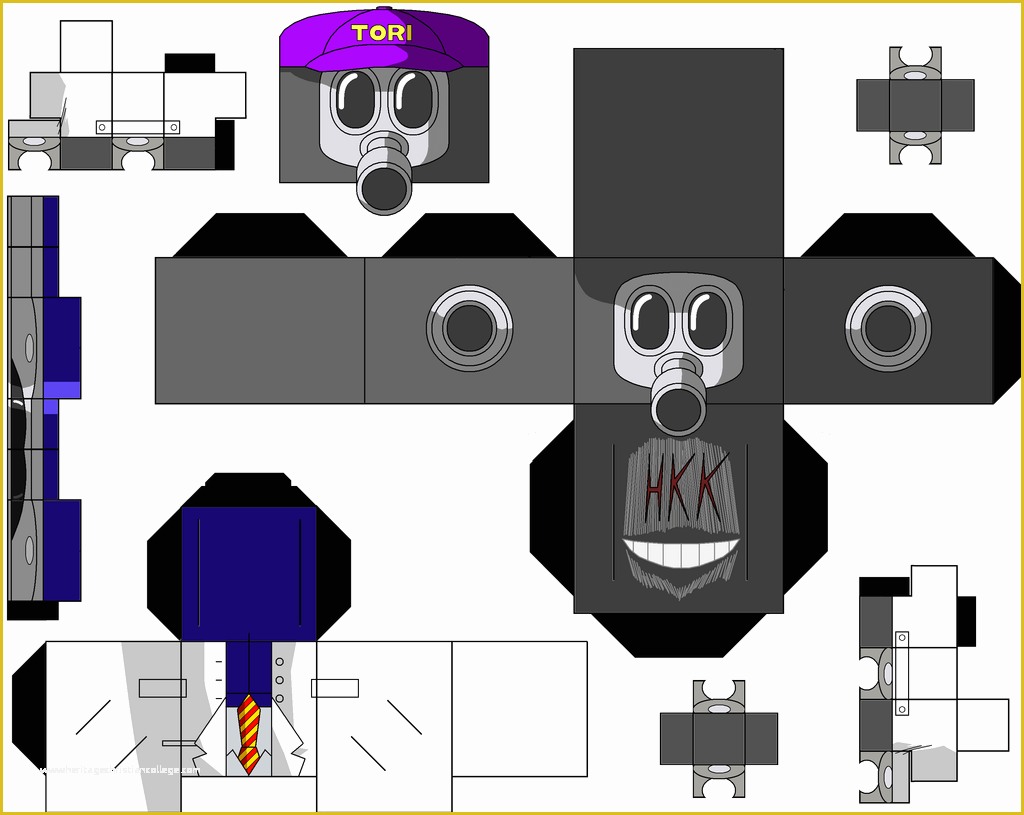 Free Chatbot Templates Of tori Bot Paper toy