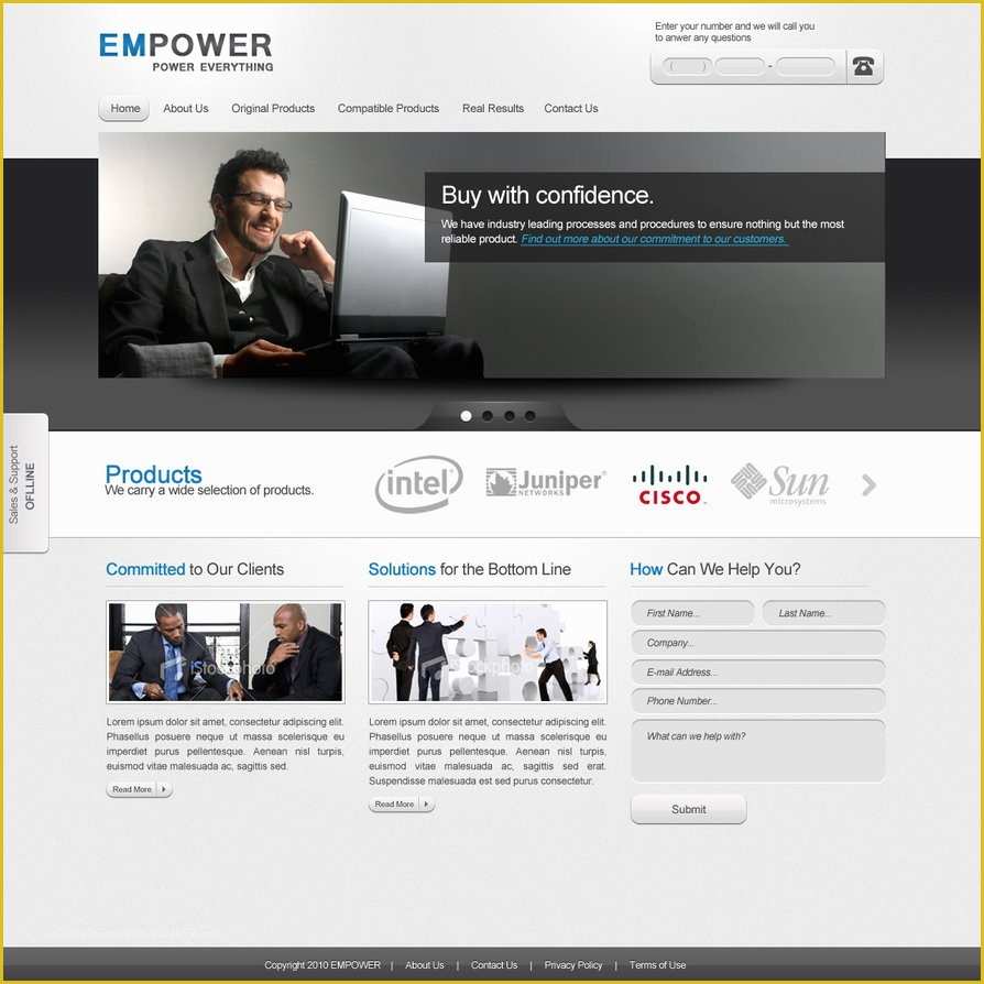 Free Chatting Website Templates Of Empower Free Psd Template by Ahmadhania On Deviantart