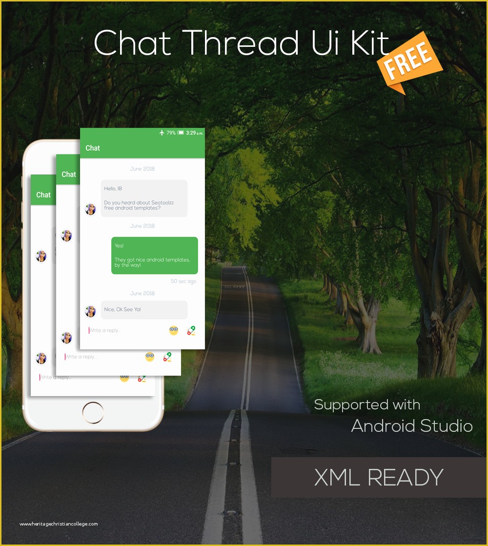 Free Chatting Website Templates Of Free android Templates android App Design App Templates