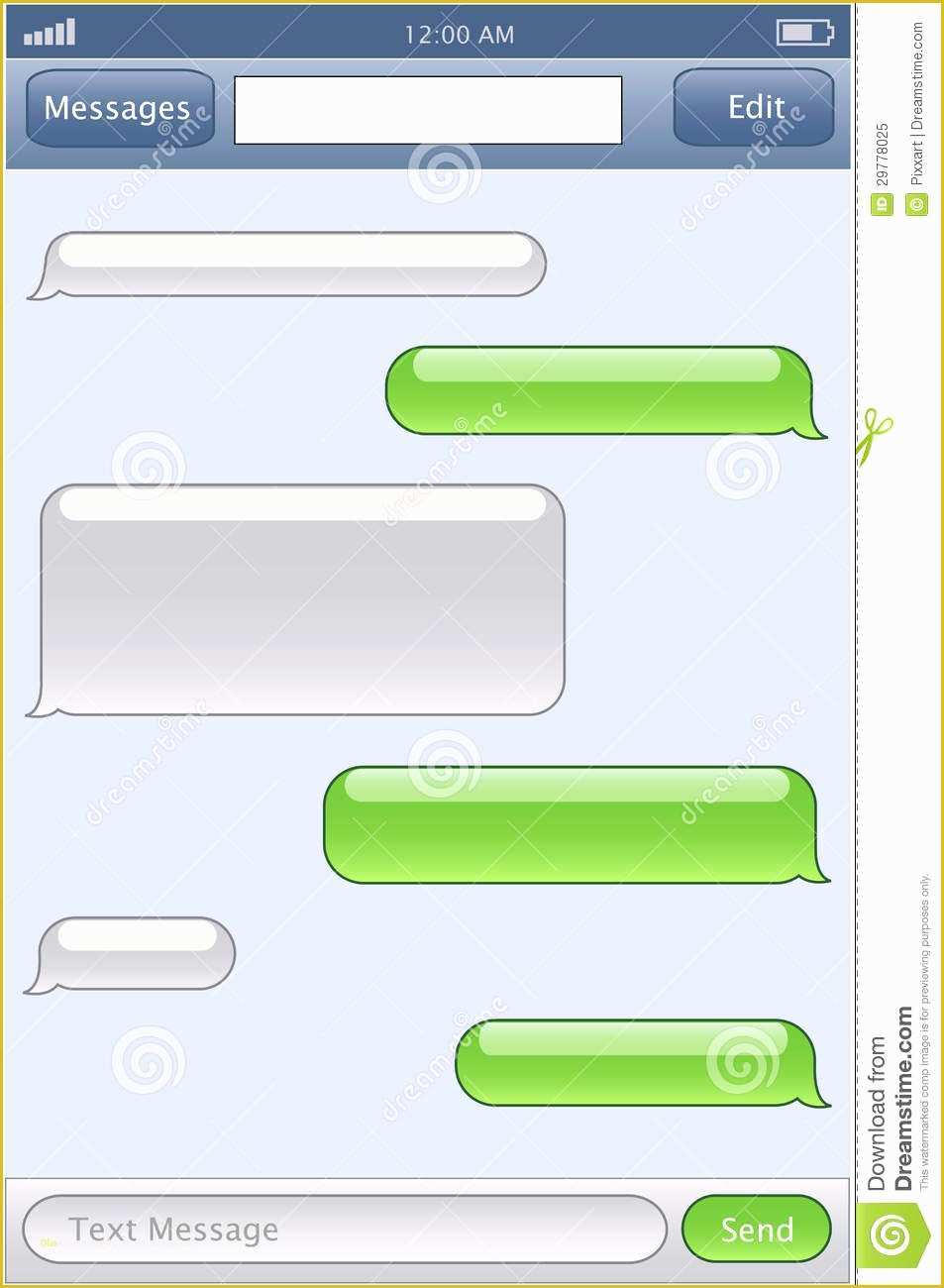 Free Chatting Website Templates Of Fresh Text Message Template