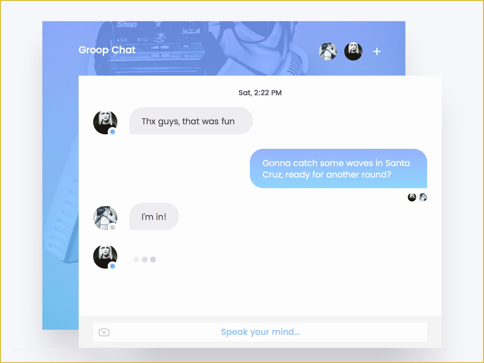 Free Chatting Website Templates Of Group Chat View Sketch Freebie Download Free Resource