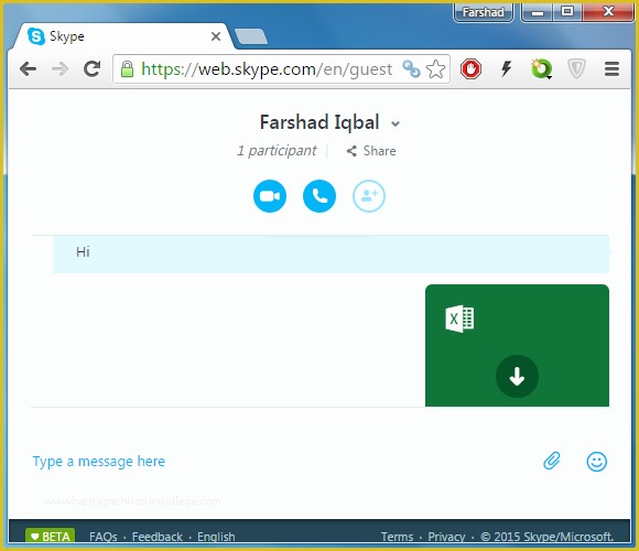Free Chatting Website Templates Of Skype Line Chat In Progress Fppt