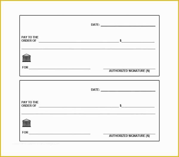 Free Check Printing Template Of 24 Blank Check Template Doc Psd Pdf & Vector formats