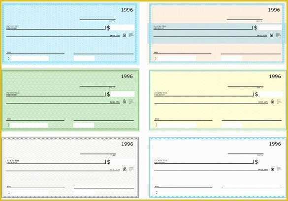 Free Check Printing Template Of Blank Check Template – 30 Free Word Psd Pdf & Vector