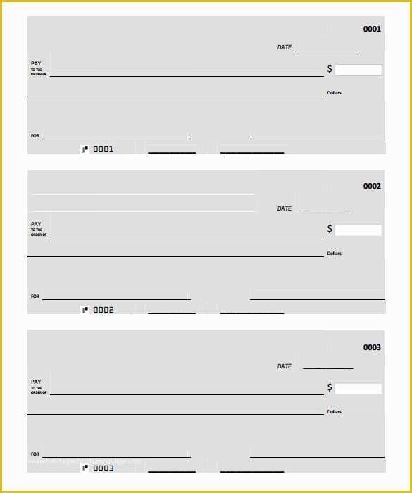 Free Check Printing Template Of Blank Check Template – 30 Free Word Psd Pdf &amp; Vector
