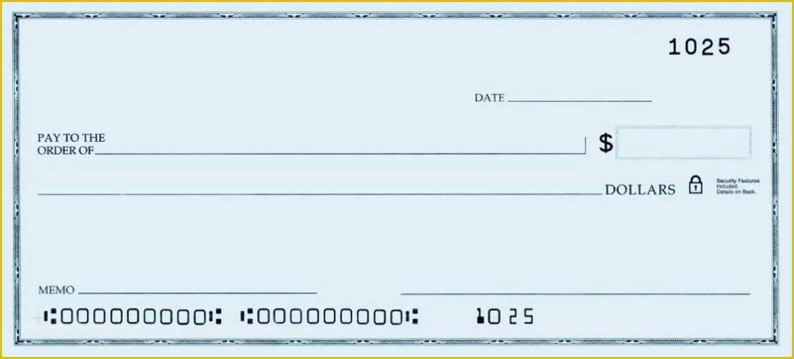 Free Check Printing Template Of Printable Personal Blank Check Template 