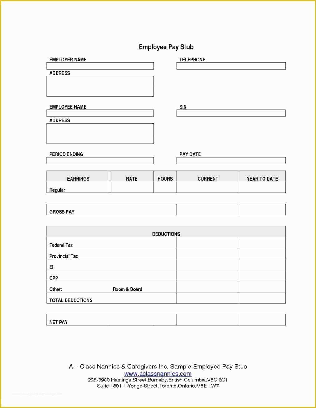 Free Check Stub Maker Template Of Check Stub Creator Resume format software 1099 Pay