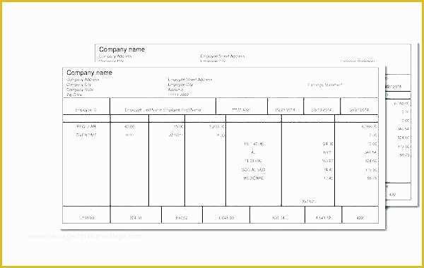 Free Check Stub Maker Template Of Check Stub Template Free – Puebladigital