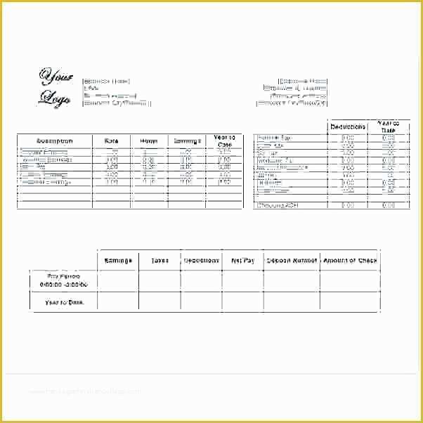 Free Check Stub Maker Template Of Free Paycheck Stub Template Pay Sample Excel Maker Check