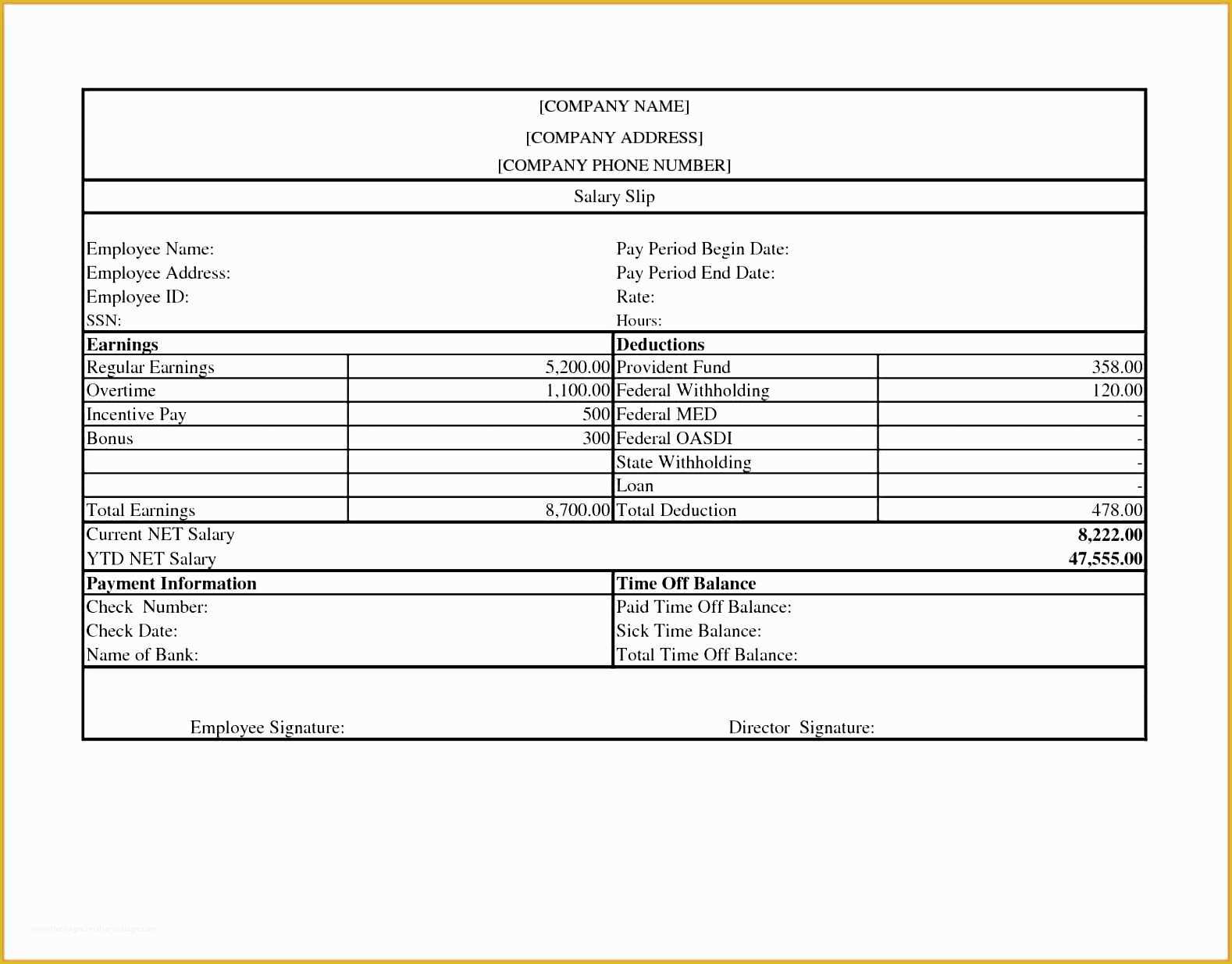 Free Check Stub Maker Template Of Pay Stub Free Template Examples Of Executive Summaries