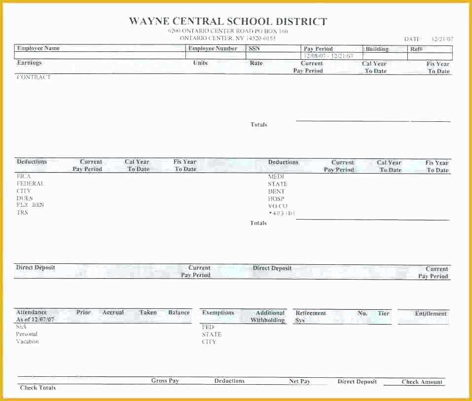 Free Check Stub Maker Template Of Stub Maker Line Free tool for Get Printable Pay Stubs