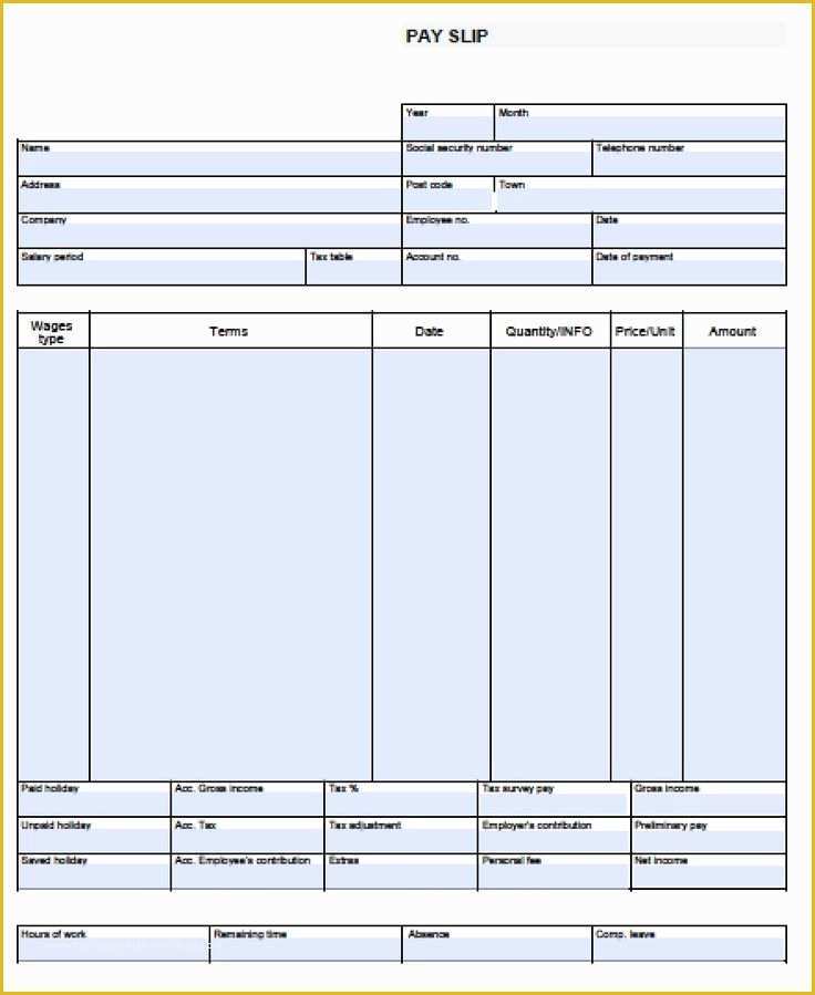 Free Check Stub Template Of Check Stub Template Free