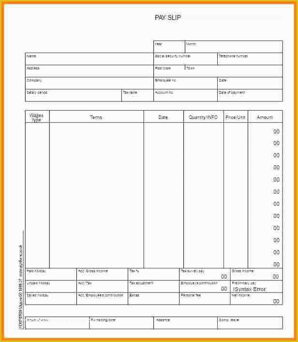 Free Check Stub Template Pdf Of 8 Blank Pay Stub Template Free