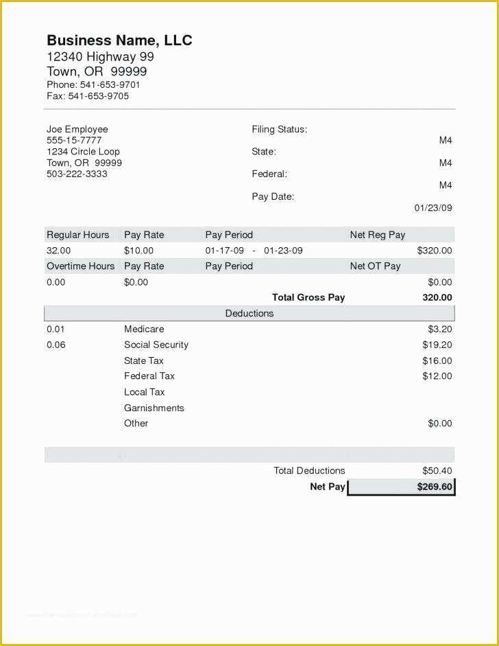 Free Check Stub Template Word Of Size Blank Paycheck Stubs Pay Stub Template Word