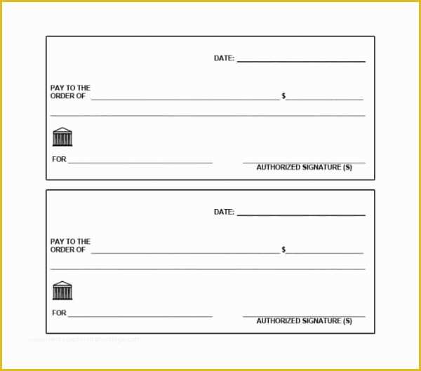 Free Check Template Of 24 Blank Check Template Doc Psd Pdf &amp; Vector formats