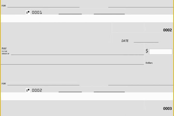 Free Check Template Of 27 Blank Check Template Free Download