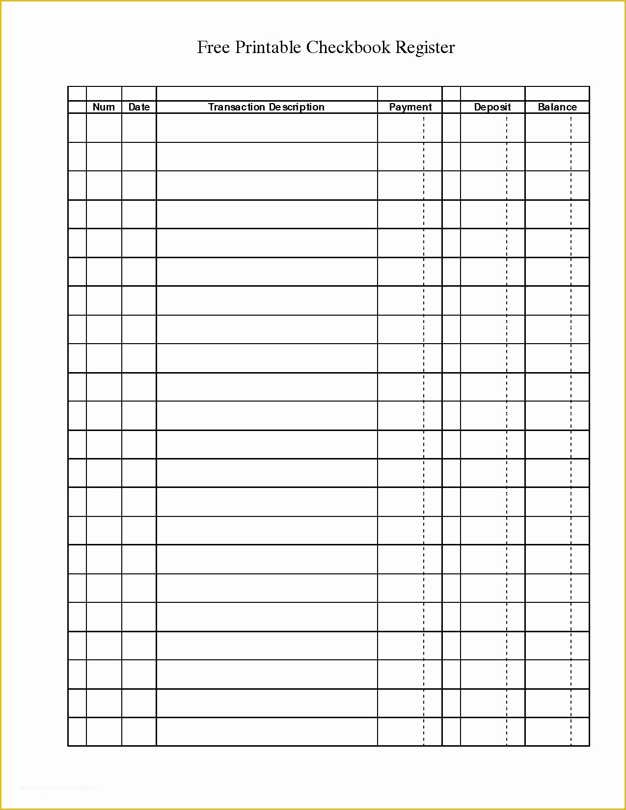 Free Check Template Of Free Printable Template Chores