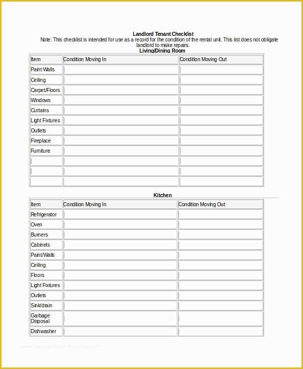 Free Checklist Template Word Of 10 Checklist Samples In Word