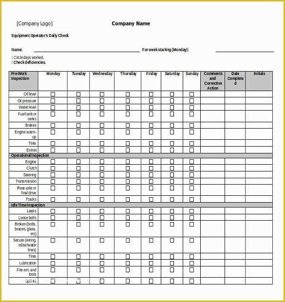 Free Checklist Template Word Of 30 Word Checklist Template Examples In Word