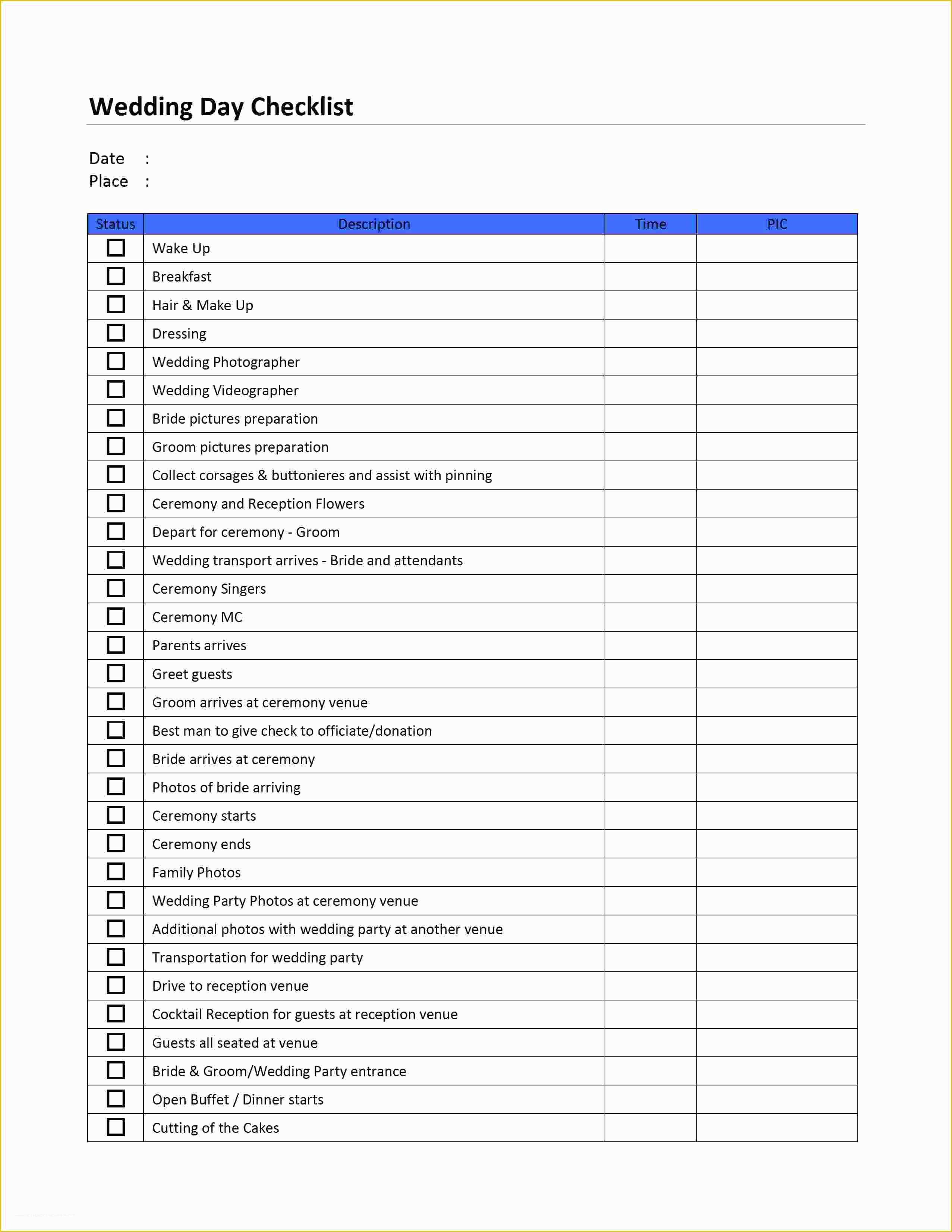 Free Checklist Template Word Of 7 Microsoft Word Checklist Template Bookletemplate