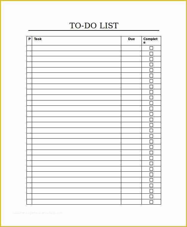 Free Checklist Template Word Of Checklist Template 16 Free Word Excel Pdf Document