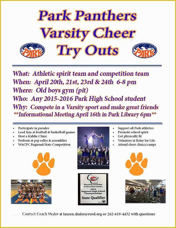 Free Cheerleading Tryout Flyer Template Of Cheer Tryout Flyer Entown Posters