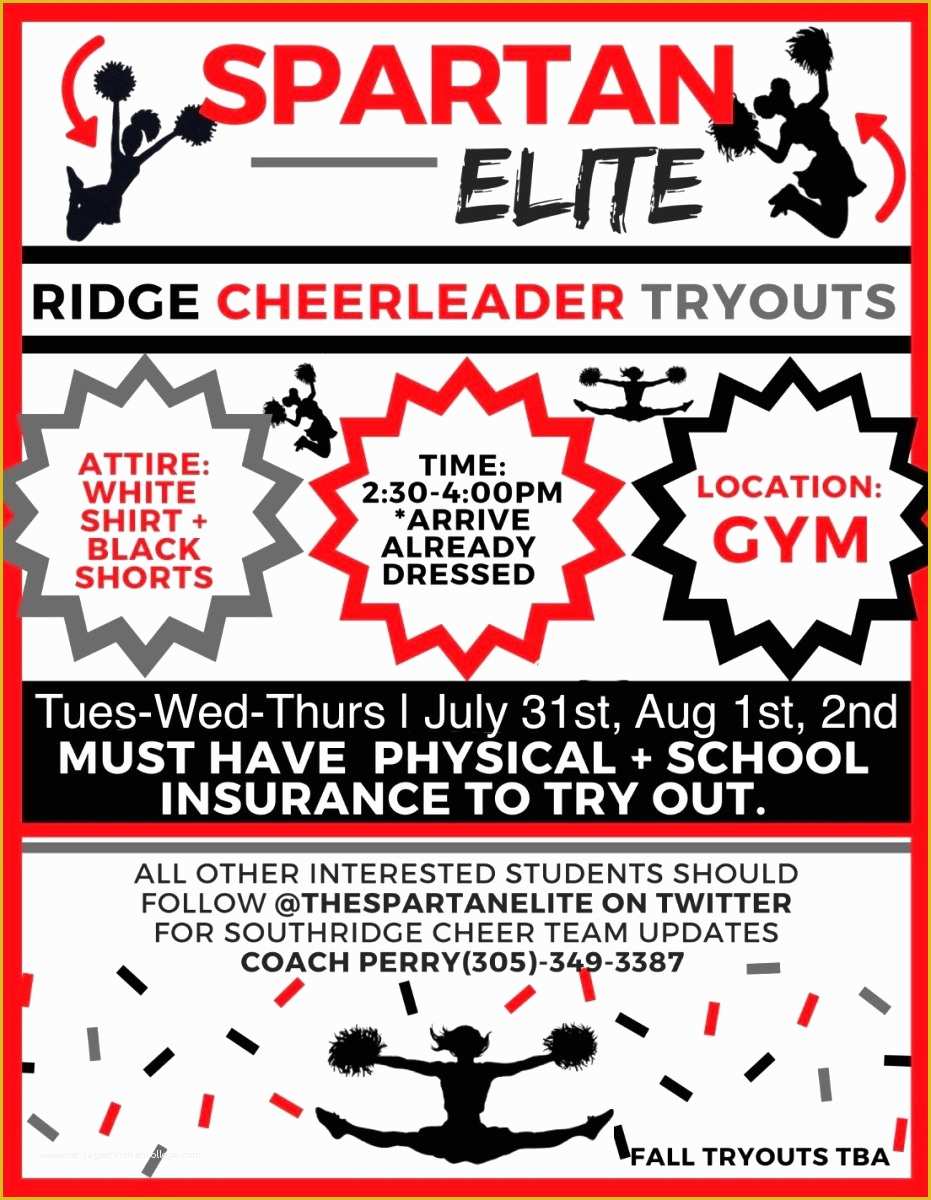 Free Cheerleading Tryout Flyer Template Of Cheer Tryout Flyer New Cheer Tryout Poster Ideas