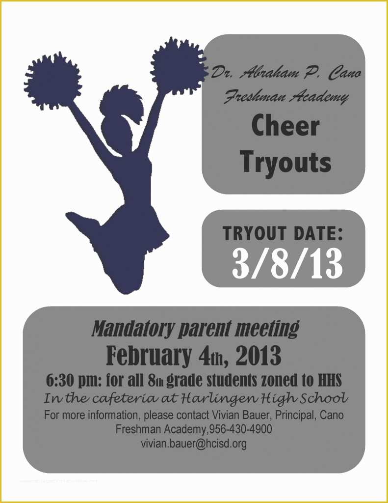 Free Cheerleading Tryout Flyer Template Of Cheer Tryout Quotes Quotesgram