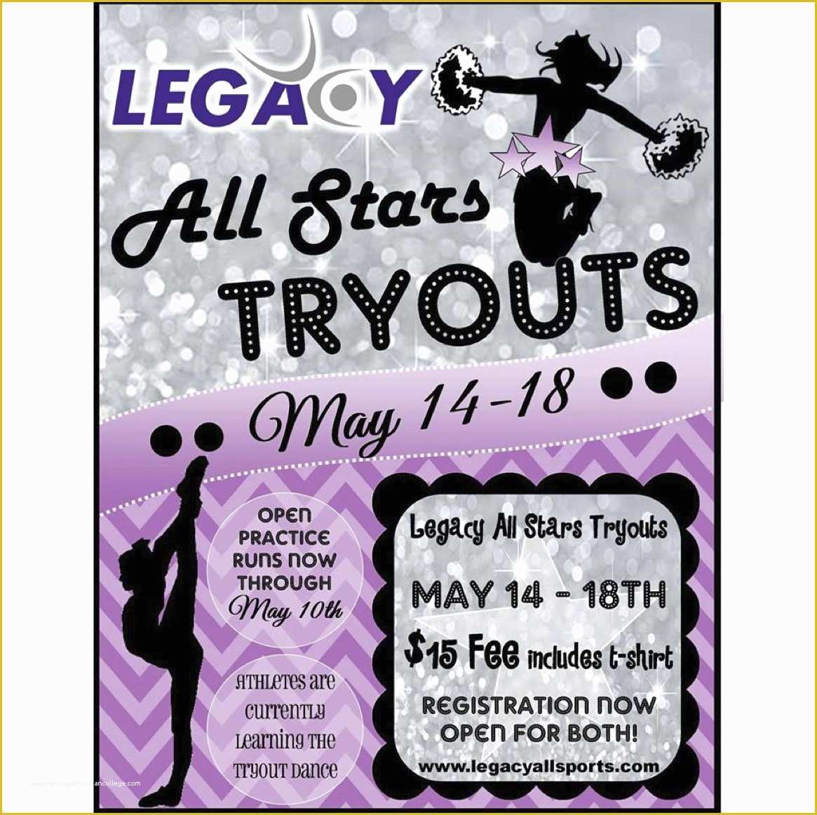Free Cheerleading Tryout Flyer Template Of Join Us for the 2014 2015 All Star Season