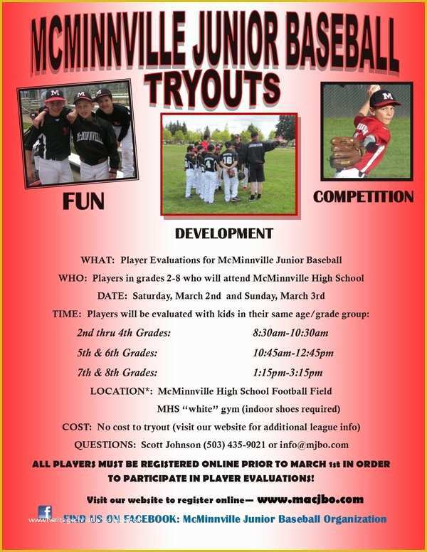 Free Cheerleading Tryout Flyer Template Of softball Tryout Flyer Template Militaryalicious