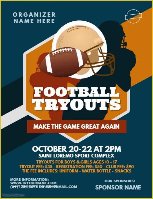 Free Cheerleading Tryout Flyer Template Of Tryout Flyer Template soccer Tryout Flyer Template 26