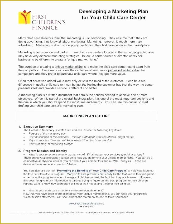 Free Child Care Powerpoint Templates Of A Free Resume Templates Ideas Child Care Marketing Plan
