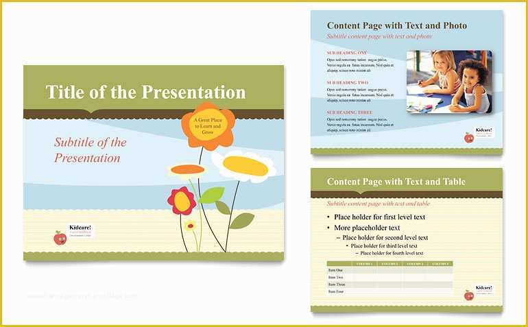 Free Child Care Powerpoint Templates Of Child Development School Powerpoint Presentation