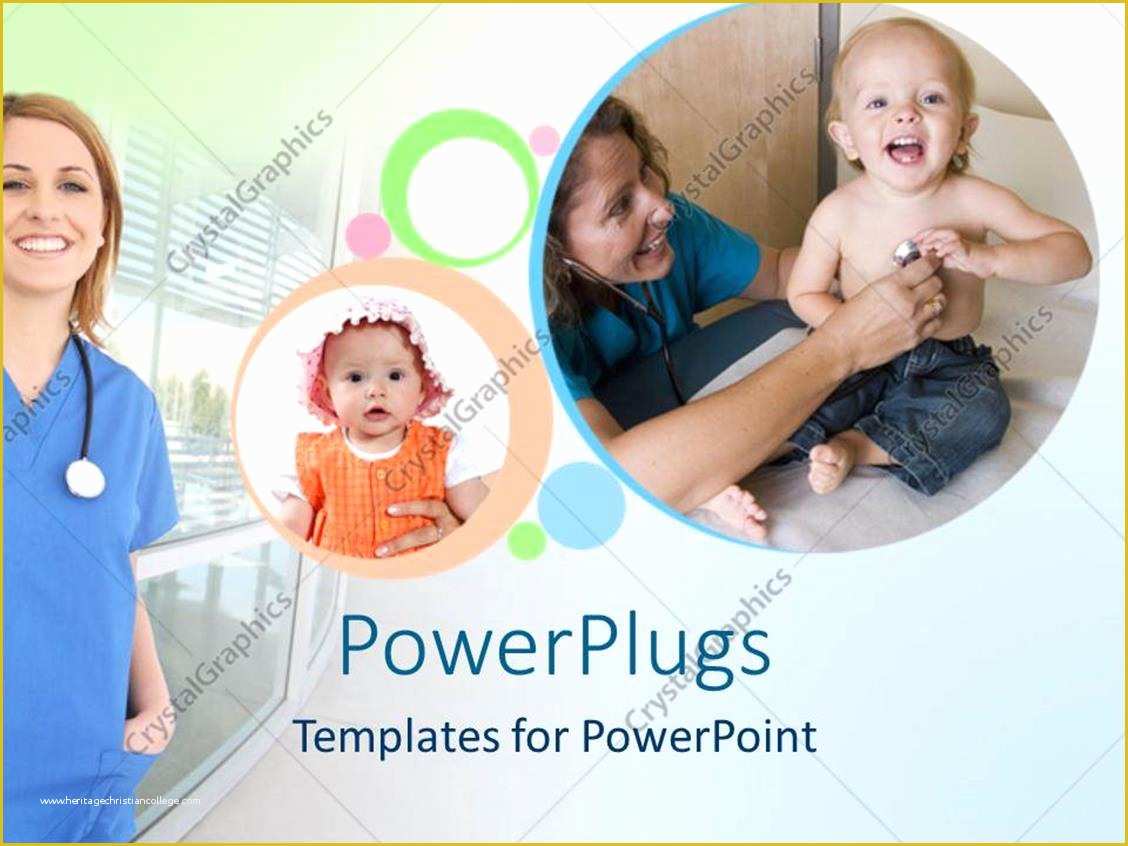 Free Child Care Powerpoint Templates Of Powerpoint Template Child Health Care with Doctor Nurse