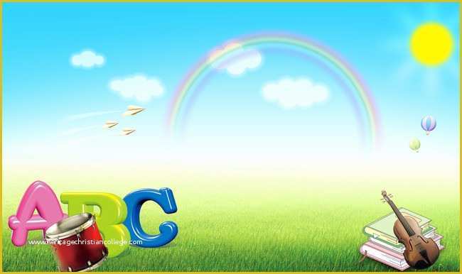 Free Child Care Powerpoint Templates Of Preschool Album Background Material Early Learning