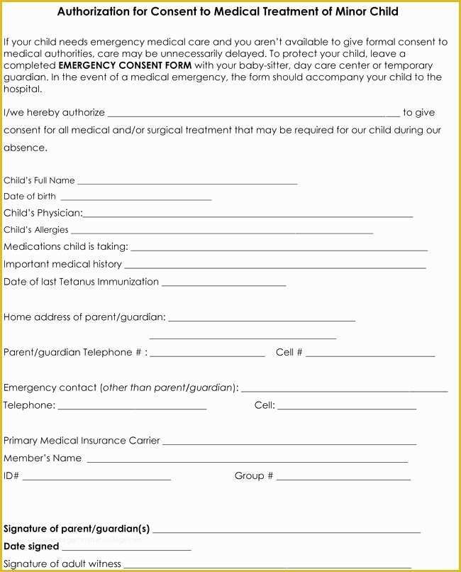 Free Child Travel Consent form Template Of Example Free Free Child Travel Consent form Template